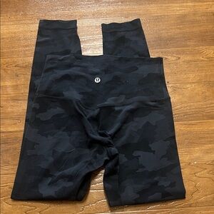 lululemon athletica Black Camo Leggings